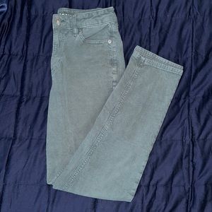 American eagle green corduroy mom jeans